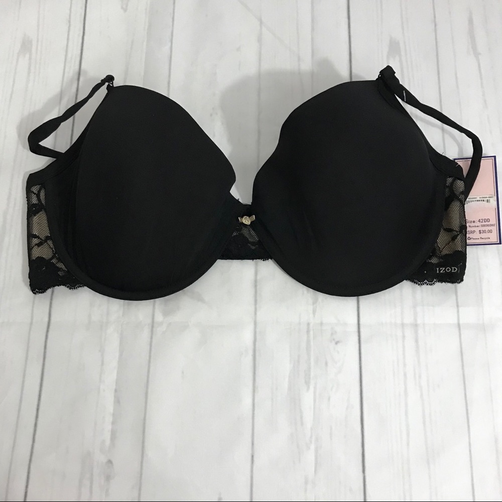 IZOD New Black Bra 42DD